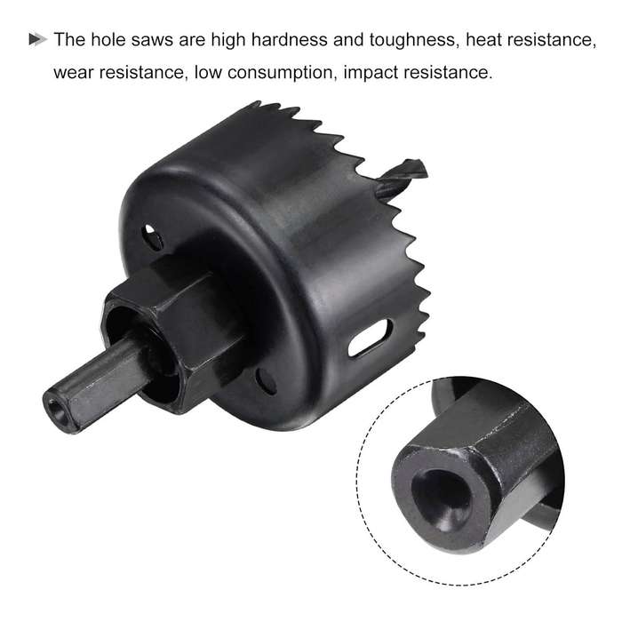 6 Piece Hole Saw Set