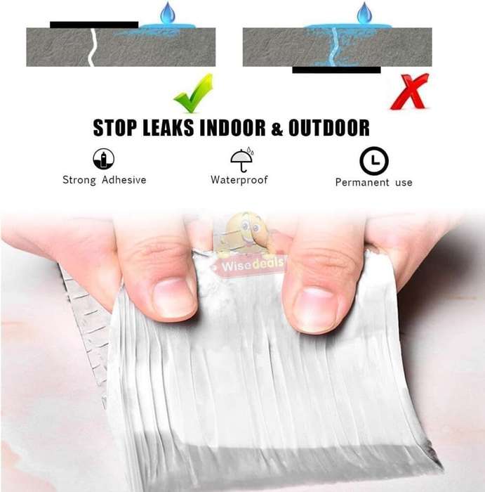 Super Strong Waterproof and Heat-Resistant Sealant Tape Covered with Aluminium Foil