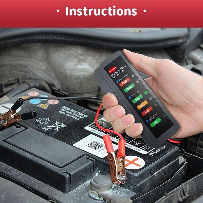 12V Car Digital Battery and Alternator Tester