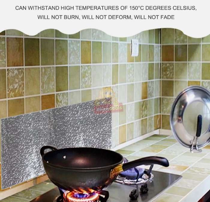 Aluminium Foil Roll Wardrobe Cabinets Cupboard Stove Table Drawer Oil and Heat Proof