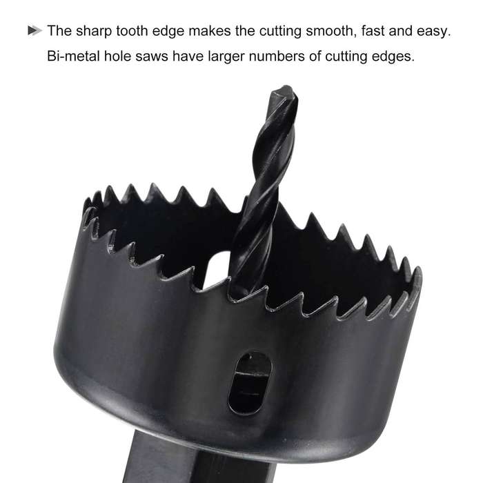 6 Piece Hole Saw Set