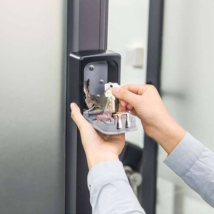 Outdoor wall mounted Key Safe with combination lock