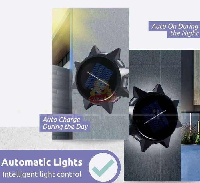 Waterproof LED Rechargeable Solar Ground and Wall light