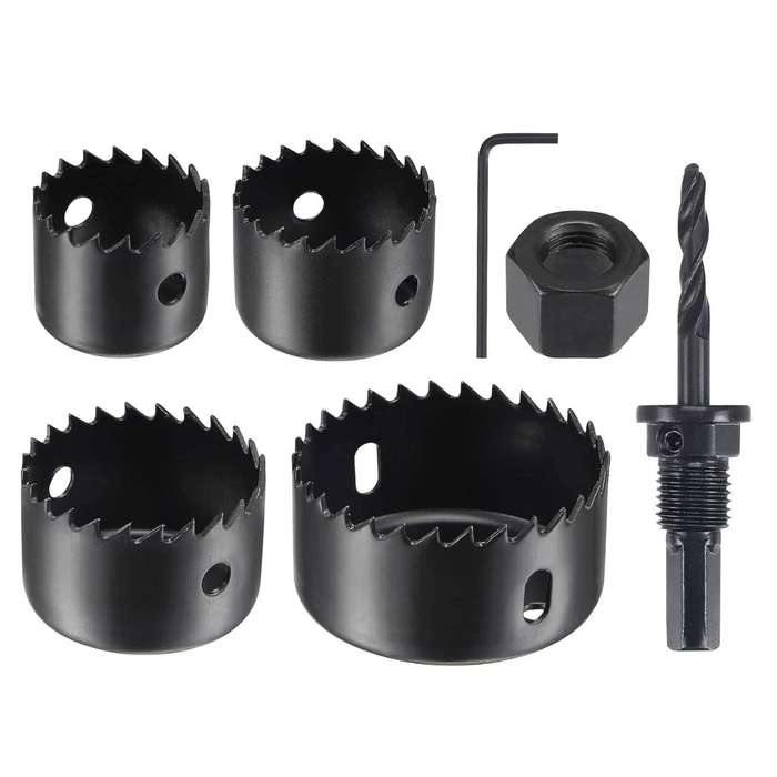 6 Piece Hole Saw Set