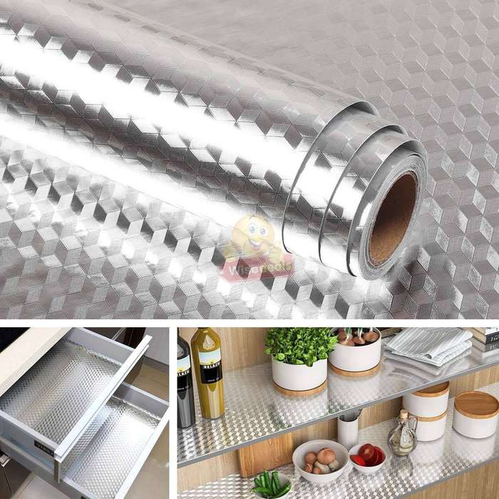 600cm X 200cm Self-adhesive Aluminium Foil Sticker Roll