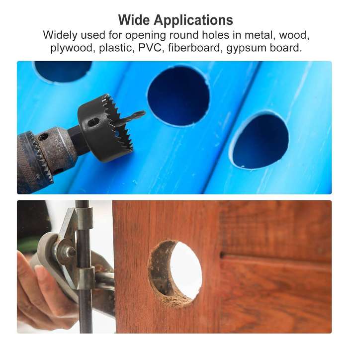 6 Piece Hole Saw Set