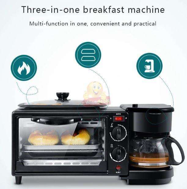 3-in-1 Multifunction Breakfast and Coffee Maker