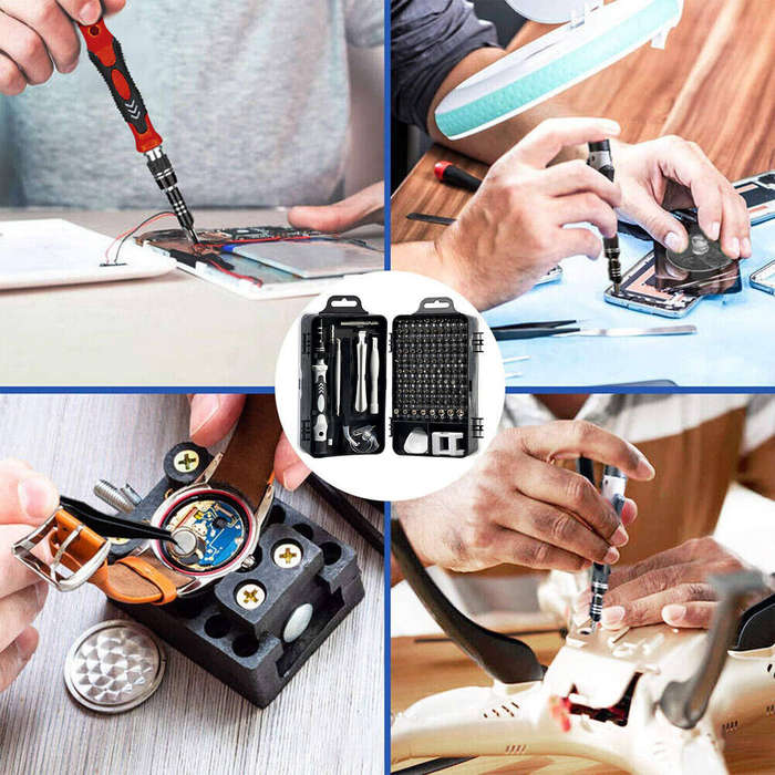 115 in 1 Magnetic chrome-Vanadium Steel Precision Screwdriver Set