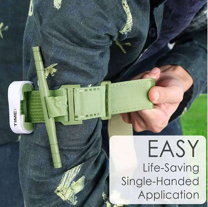 Tourniquet Buckle for Emergency Injury-Green