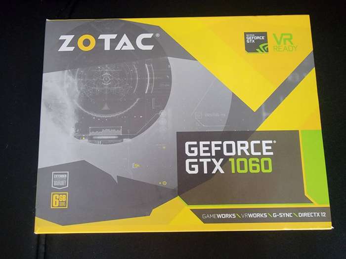 Like New! Zotac GTX 1060 6Gb Graphics Card