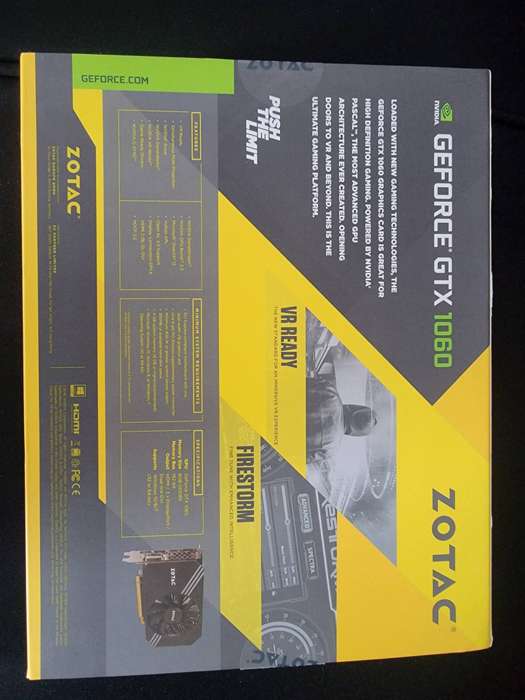 Like New! Zotac GTX 1060 6Gb Graphics Card