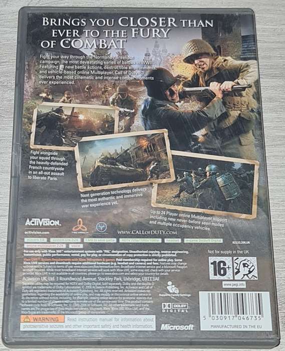 Call Of Duty 3 - XBOX 360