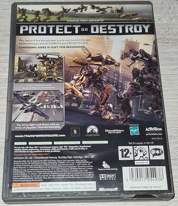 Transformers The Game - XBOX 360