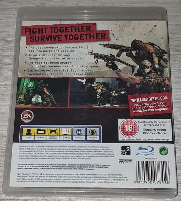 Army Of Two 40 days - PS3