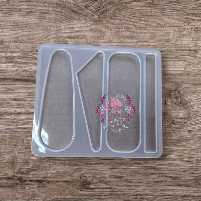 Silicone Resin Moulds - Hair Clips No. 2