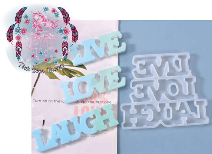 Silicone Resin Moulds - Live Love Love