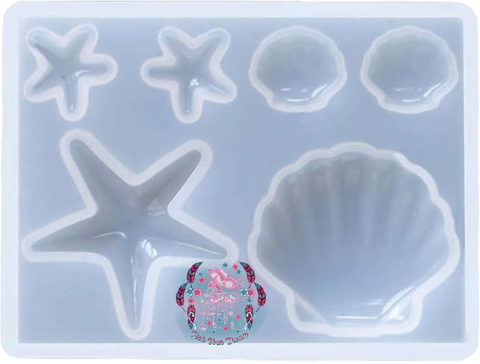 Starfish & Seashell Silicone Mould