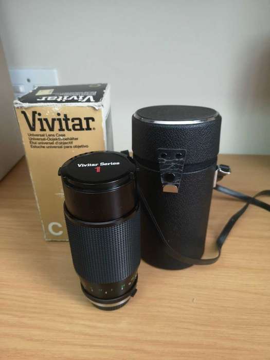 Olympus OM 1 with Vivitar Series 1 70-210 f/1:3.5 lens. All in pristine condition with a new battery