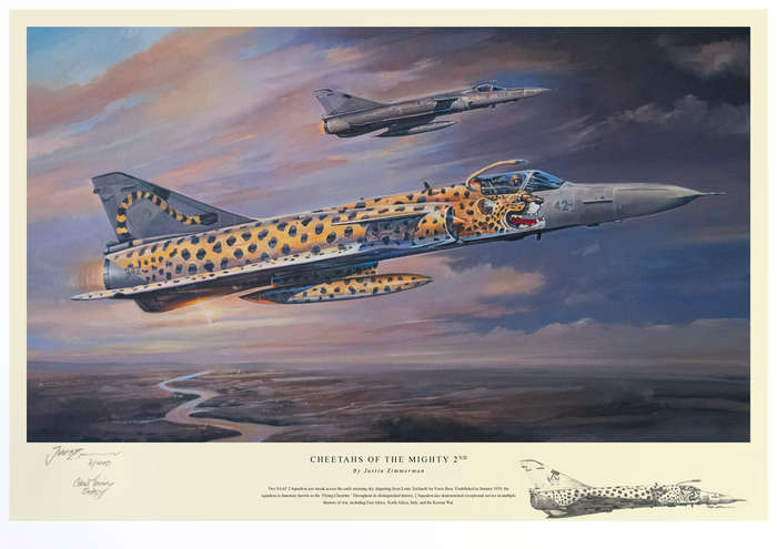 'CHEETAH OF THE MIGHTY 2ND' REMARQUE Signed by Cobus Toerien - Colour Limited Edition Art Print