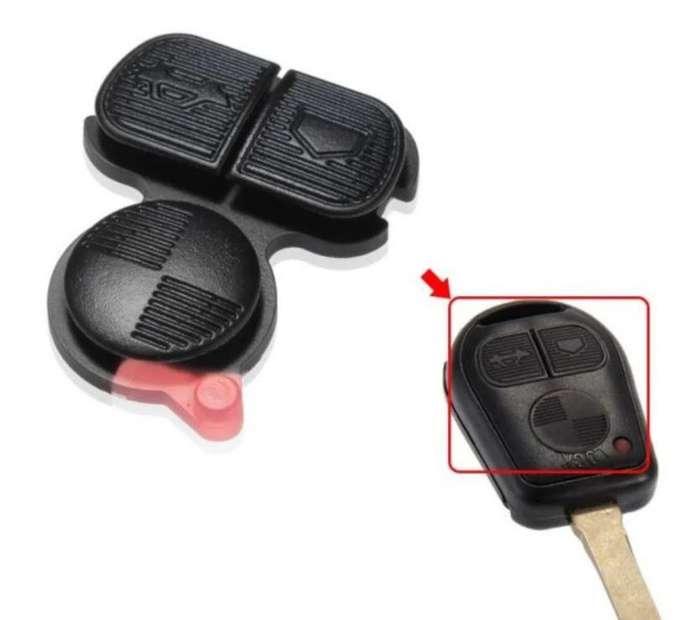 Bmw e36 e39 Rubber key pad for key