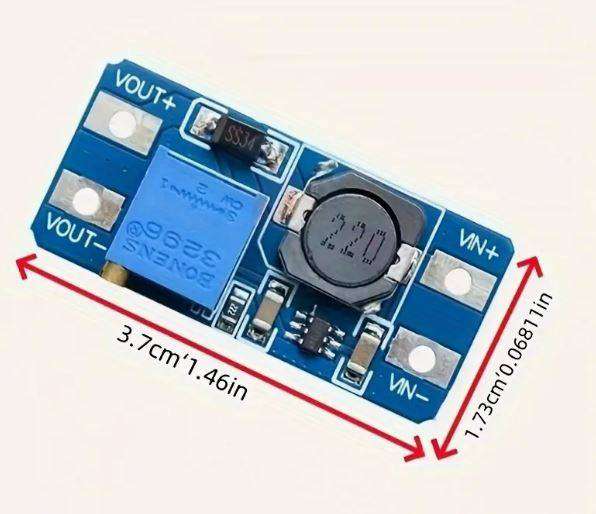 MT3608 DC-DC Adjustable Boost Converter Module (Step up voltage)