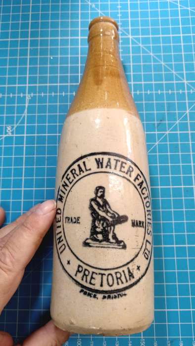 United Mineral Water Factories Pretoria Vintage bottle