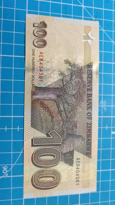Zimbabwe $100 note