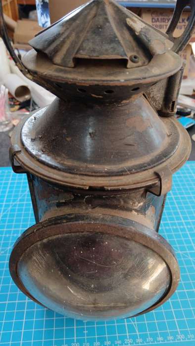 Vintage railway lamp