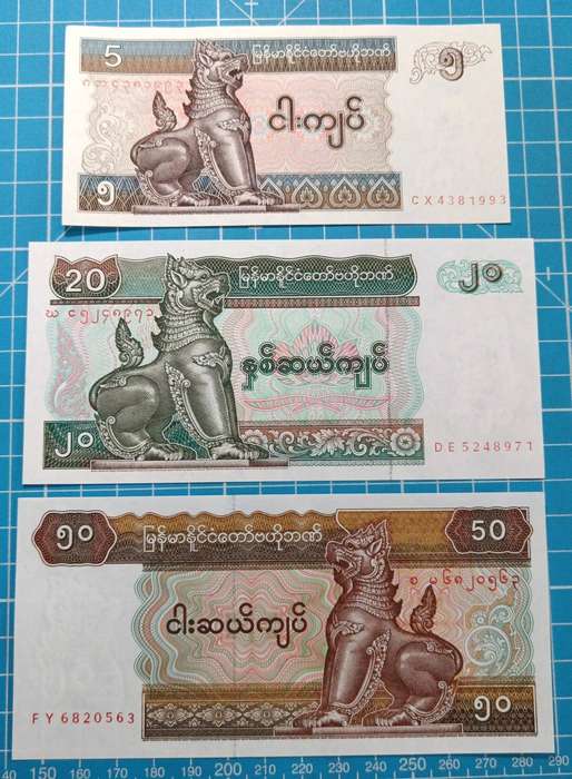 Myanmar banknote group