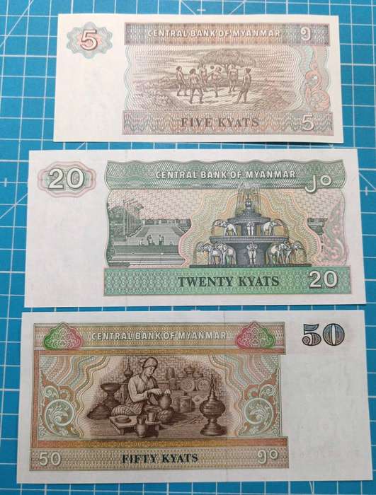 Myanmar banknote group