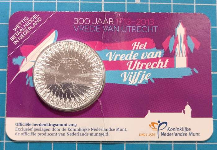 Netherlands Celebration Coin - Peace in Utrecht