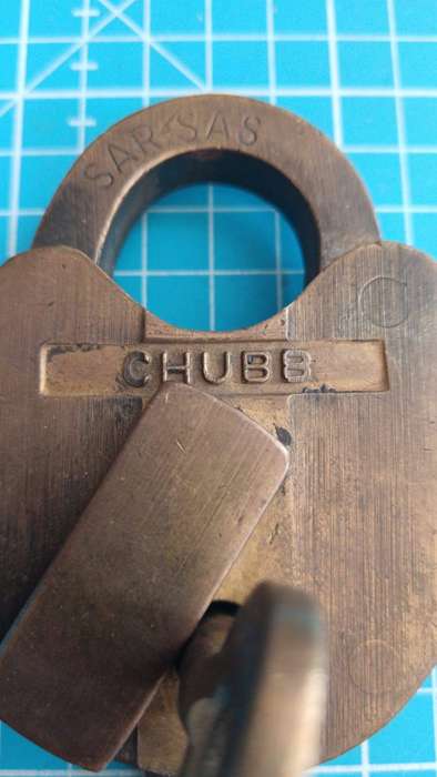 Vintage Chubb SAR lock in a working condition