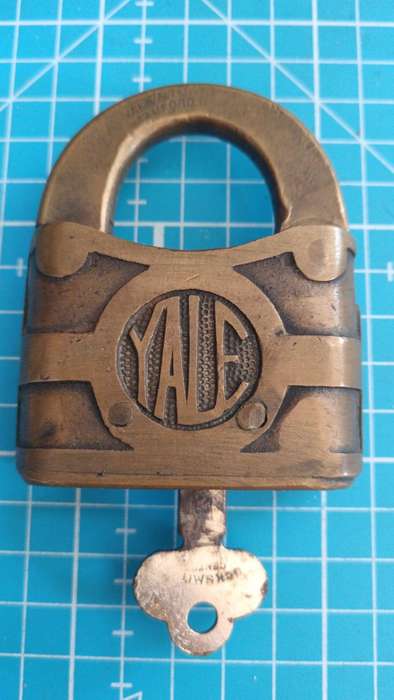 Vintage Yale lock in a working condition