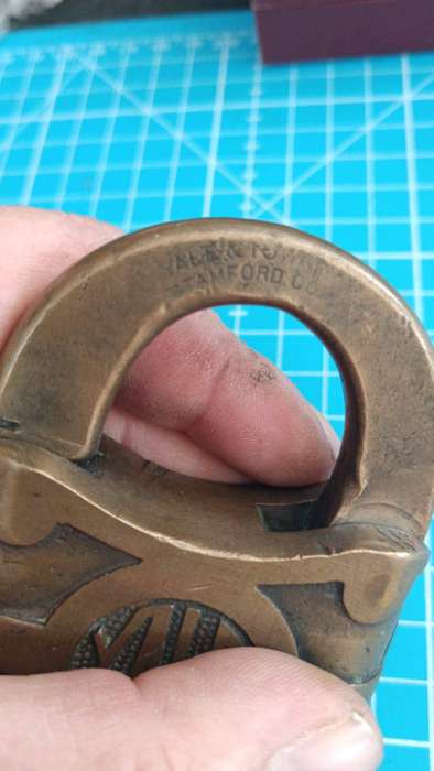 Vintage Yale lock in a working condition