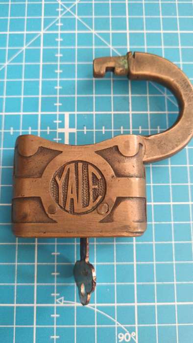 Vintage Yale lock in a working condition