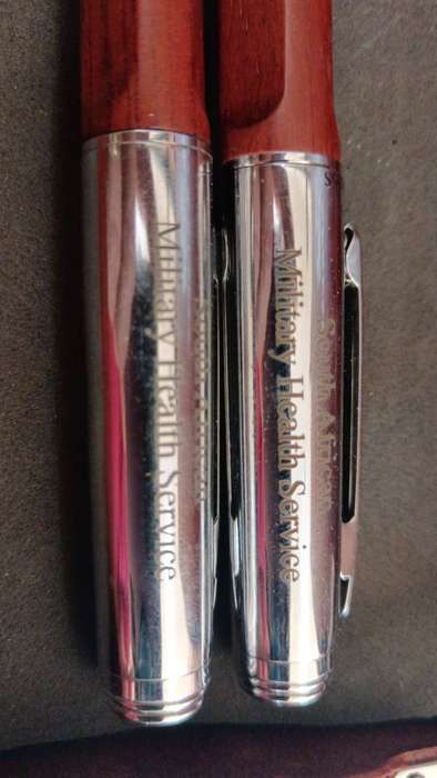 Orient express pen set - South African Military Health Service
