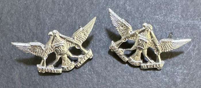 SADF - Regiment De Wet Collar Badges ( Mess Dress )