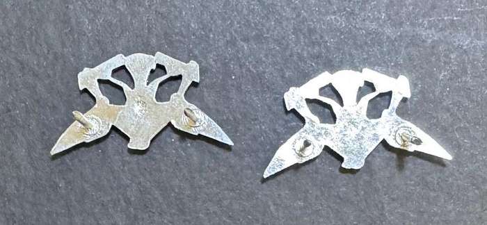 SADF - Regiment De Wet Collar Badges ( Mess Dress )