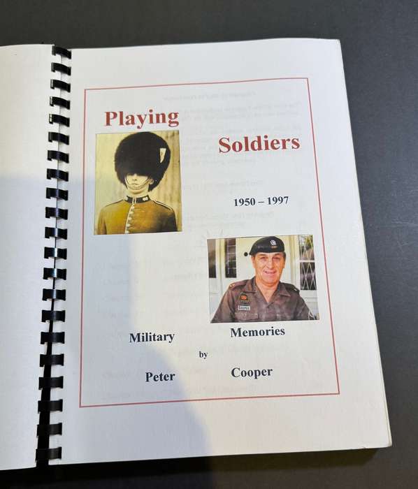 Rhodesia - A4 Size - Playing Soldiers ( Military Memories by Peter Cooper )