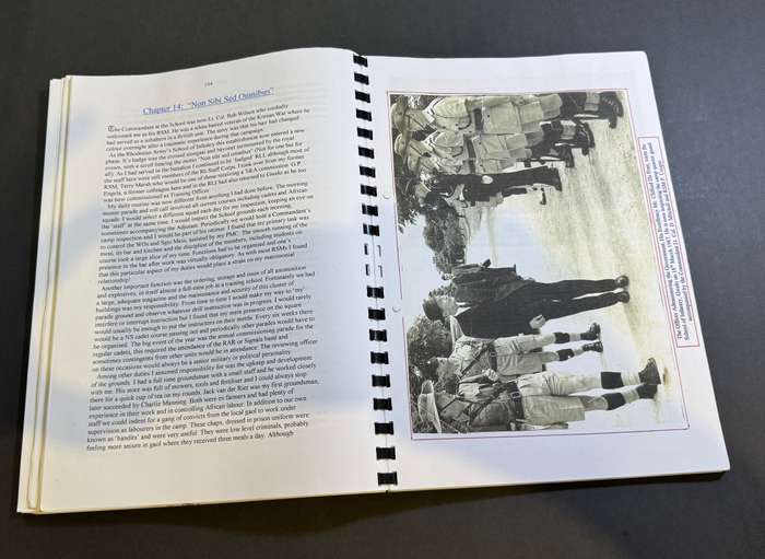 Rhodesia - A4 Size - Playing Soldiers ( Military Memories by Peter Cooper )