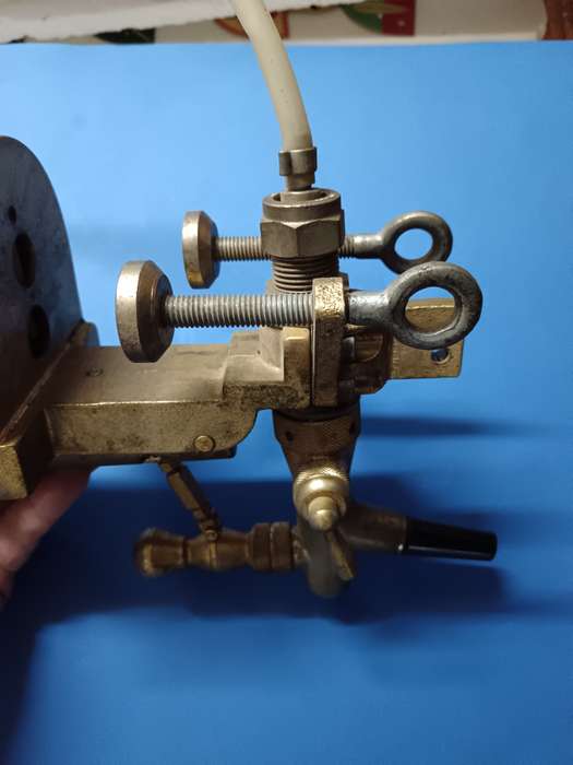 vintage draft beer pressure-dispense bar top tap and handle