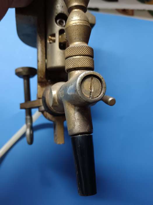 vintage draft beer pressure-dispense bar top tap and handle