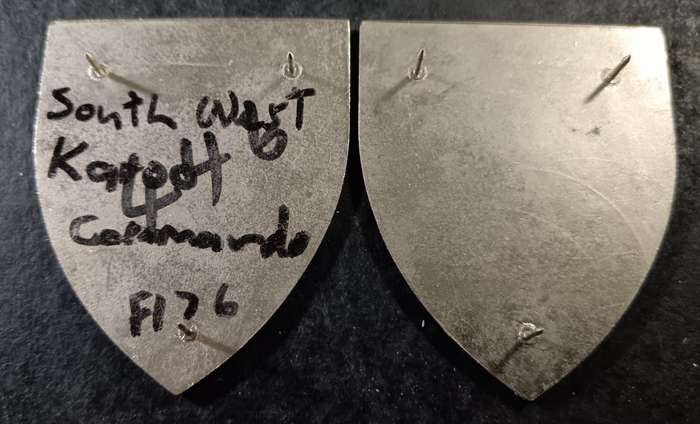 SADF - South West Karoo Commando Shoulder Flash Pair