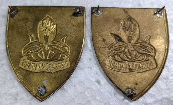 SADF - Military Academy Shoulder Flash Pair