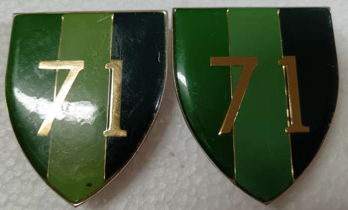 SADF - 71 Signal Unit Shoulder Flash Pair
