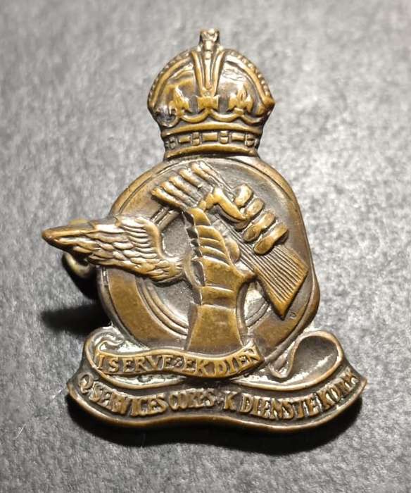 SADF - Q Services Collar Badge