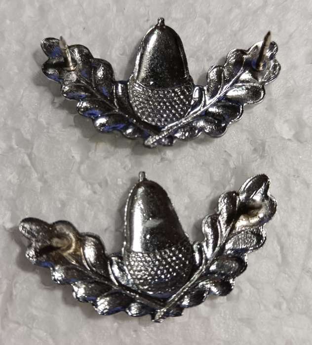 SADF - Regiment University of Stellenbosch Collar Badge Pair