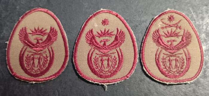 SADF - Medical Services Warrant Officer Rank Badges