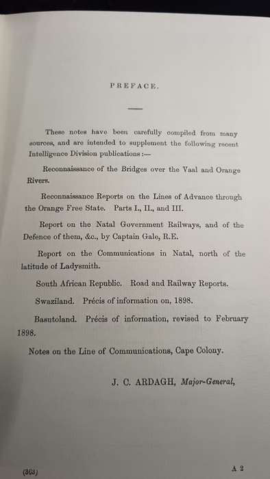 Great Britain. War Office. Intelligence Division MILITARY NOTES ON THE DUTCH REPUBLICS OF SOUTH AFRI