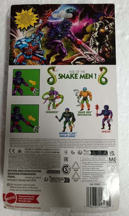 Masters Of The Universe (Motu) Origins SPIKOR Figure Moc